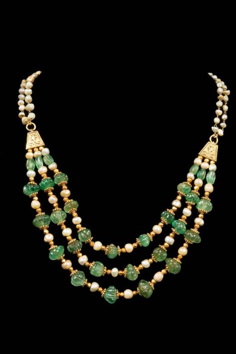 Green jewelry necklace