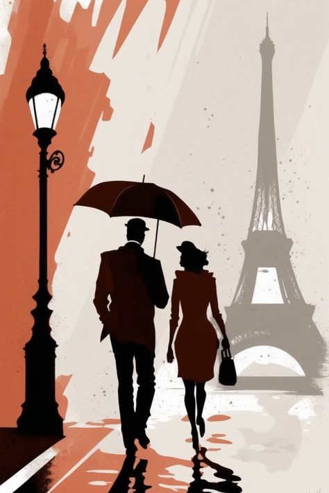 Découvrez Toutes nos affiches sur le thème du voyage sur notre boutique Etsy en suivant ce lien: https://www.etsy.com/shop/brushmarkstore Offrez à votre intérieur un style unique avec notre affiche Couple Paris - France. Disponible en plusieurs format et imprimé sur du papier de haute qualité. Tirage limité, vous pouvez être sûr de posséder une pièce exclusive. Cette affiche est soigneusement emballées et envoyées en toute sécurité pour vous assurer de la recevoir en parfait état. Paris Poster Vintage, Art Parisien, Affiches D'art Déco, Silhouette Sketch, Paris Couple, Couples Poster, Paris Illustration, Paris Tour Eiffel, Paris Wallpaper