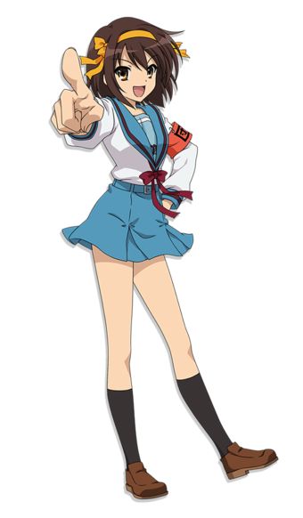 Aya Hirano, The Melancholy Of Haruhi Suzumiya, Adagio Dazzle, Anime Collage, Character Sprites, Code Lyoko, Haruhi Suzumiya, 일본 패션, Cat Talk