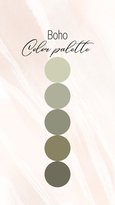 Green shades from light to dark with faint pink striped background Sage Green Boho Home Decor, Sage Green And Beige Wedding, Color Palette For Art, Sage Green Branding, Boho Sage Green Wedding, Sage Green Shades, Tuscany Wedding Invitations, Sage Green Palette, Forest Color Palette