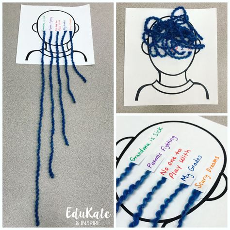 5 Fun and Easy School Counseling Activities Using String Play Therapy Activities, School Counseling Activities, Social Emotional Activities, Mental Health Activities, Group Counseling, Counseling Kids, Counseling Lessons, Elementary Counseling, Art Therapy Projects