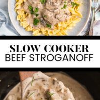 Beef Stroganoff Sauce, Stroganoff Slow Cooker, Slow Cooker Beef Stroganoff Recipe, Steak Stroganoff, Mini Crockpot Recipes, Mushroom Sauce Steak, Small Slow Cooker, Beef Stroganoff Crockpot, Beef Stroganoff Recipe