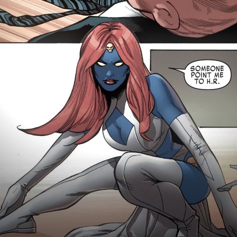 Mystique - raven darkholme - marvel comics Mystique X Men Comic, Mystique Marvel Comics, Mystique Comic Art, Mystique Xmen Fanart, X Men Villains, Mystique Xmen Comic, Raven Dc Icons, Mystique Fanart, Mystic Xmen