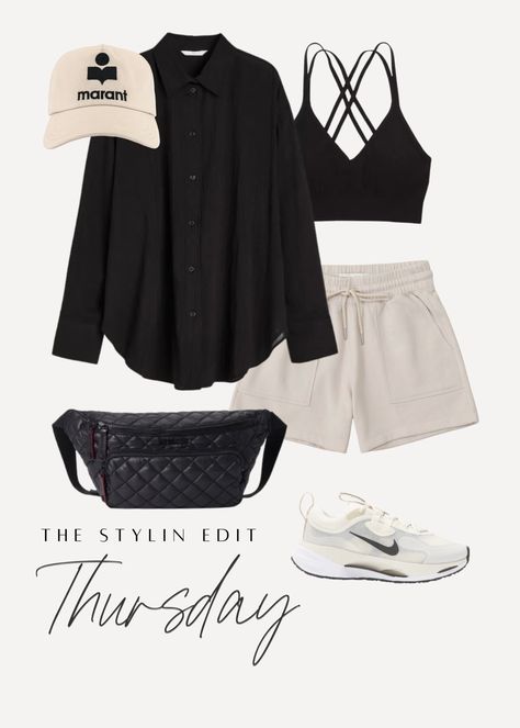 OUTFITS OF THE WEEK - Stylin by Aylin Comfy Date Outfit, Sports Mom Outfit, Outfits Of The Week, Cute Sports Bra, 2024 Style, Weekly Outfits, Drop Off, Sporty Outfits, Athletic Outfits