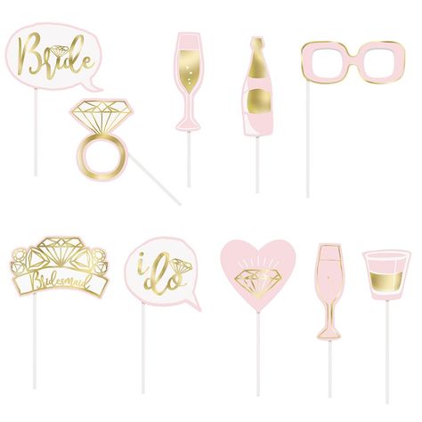 Bachelorette Party Photo Booth Props, Gold Photo Booth, Bachelorette Party Photo Booth, Bride To Be Decorations, Bachelorette Party Photo, Gold Bachelorette Party, Pink Bachelorette Party, Party Photo Booth Props, Gold Bachelorette