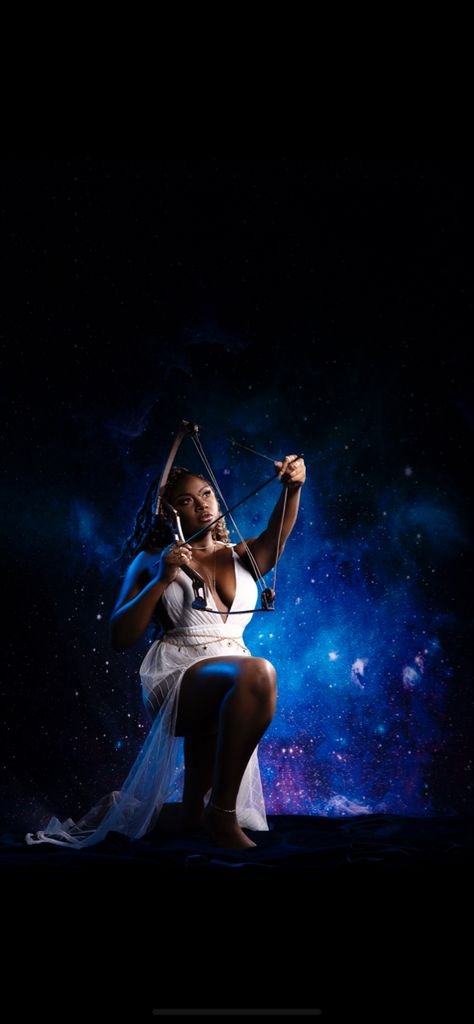 Sagittarius Theme Photoshoot, Black Sagittarius Goddess, Sagittarius Szn Photoshoot, Sagittarius Season Photoshoot, Earth Sign Photoshoot, Sag Photoshoot Ideas, Saggitarius Photoshoot Ideas, Sagittarius Photoshoot Black Women, Sagittarius Photo Shoot Ideas