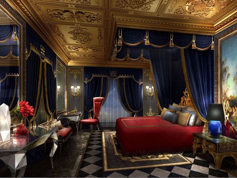 Go inside the world's most expensive hotel, which is set to open in Macau this summer Expensive Hotel, Royal Bedroom, Most Luxurious Hotels, Classic Bedroom, Hotel Suites, Hotel Design, Contemporary Bedroom, Modern Bed, Luxury Property