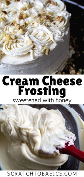 Are you looking for a cream cheese frosting that is free from refined sugar? This is the recipe for you! Sweetened with honey and delicious! Honey Sweetened Frosting, Honey Icing Recipe, Cream Cheese Frosting With Honey, Cream Cheese Honey Frosting, Gluten Free Cream Cheese Frosting, Paleo Cream Cheese Frosting, Low Sugar Cream Cheese Frosting, Cookies With Honey Instead Of Sugar, Better Cream Frosting