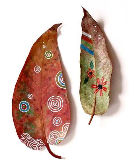 Bright painting ideas turn ordinary fall leaves into amazing artworks, unique gifts and home decorations. Creative painting ideas add color and interesting design to real leaves, offering beautiful ar Autumn Leaves Craft, Cat Air, Bright Paintings, Leaf Crafts, Dry Leaf, Great Paintings, Painted Leaves, Nature Crafts, Autumn Art