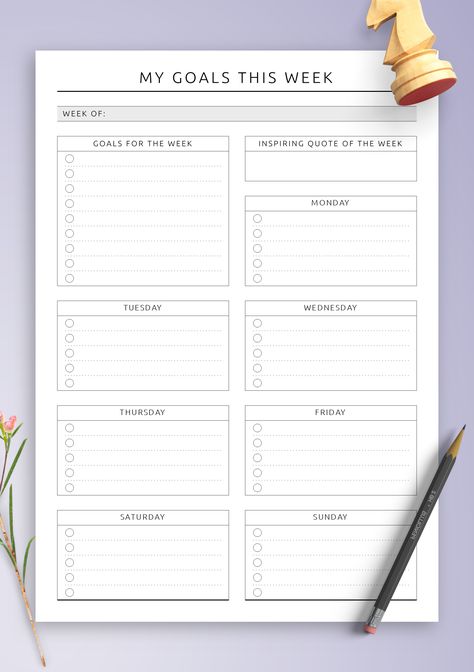 Goals Template Aesthetic, Stationary Diy, Exam Planner, Weekly Planner Print, Masonic Gifts, Bloc Note, Goals Printable, Goal Planner Printable, Goal Setting Template