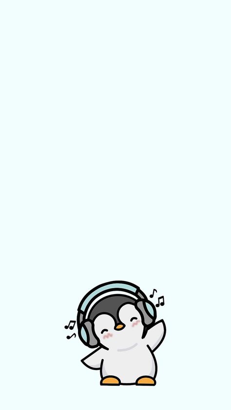 Cute Penguins Wallpaper, Cute Penguin Wallpaper Aesthetic, Doodle Wallpaper Aesthetic, Wallpaper Pinguin, Pinguin Wallpapers, Cute Dp Aesthetic, Penguin Wallpaper Aesthetic, Penguin Wallpaper Iphone Aesthetic, Cute Penguin Wallpaper