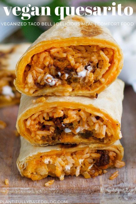 Vegan Picky Eater Recipes, Fun Vegan Recipes, Dinner Recipes Vegan, Vegan Quesadilla, Vegan Chipotle, Vegan Ground Beef, Vegan Nachos, Vegan Mexican Recipes, Vegan Wraps