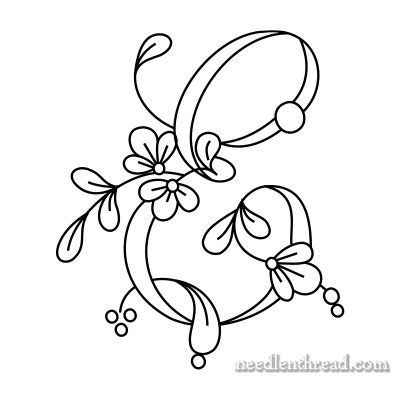 Floral Script Monogram for Hand Embroidery: E Embroidery Tips, Quilled Creations, Embroidery Alphabet, Script Monogram, Embroidery Letters, Embroidery Monogram, Embroidery Patterns Free, 자수 디자인, Letter C