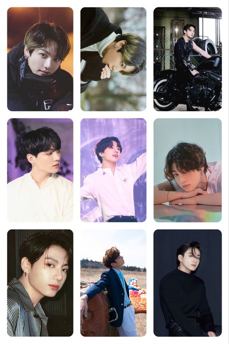 Jungkook Photocard Printable, Photocards Ideas, Phone Cover Stickers, Bts Printable, Bts Eyes, Bts Polaroid, Lomo Card, Korean Drama List, Jungkook Songs