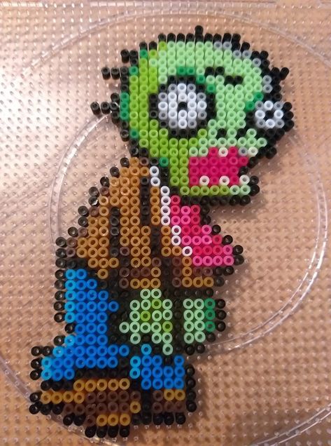 Pvz Perler Beads, Plants Vs Zombies Perler Beads, Plant Perler Beads, Zombie Perler, Easy Perler Bead Patterns, Pokemon Perler Beads, 3d Perler Bead, Beads Candy, Perler Bead Templates