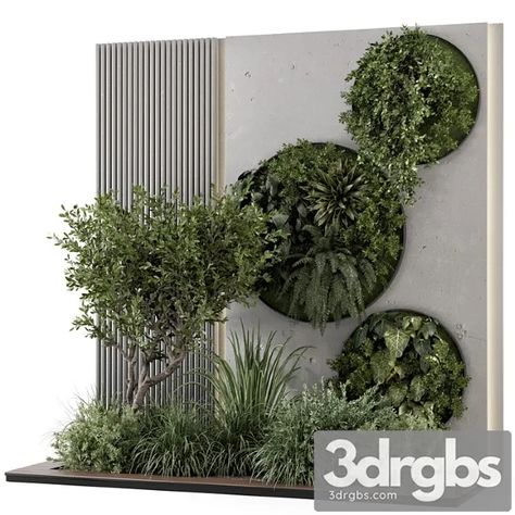 Download Link: https://3ds-max.org/plant/plants/indoor-wall-vertical-garden-in-concrete-base-set-1357-3dsmax-download/ Wall Vertical Garden, Restaurant Layout, Terraced Landscaping, Garden Wall Designs, Vertical Garden Indoor, Vertical Garden Design, Zen Garden Design, Hair Salon Interior, Accent Wall Designs