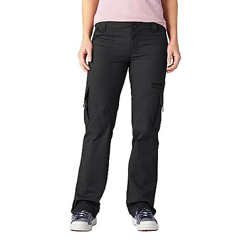 Dickies Women's Relaxed Fit Cargo Pants Women's Cargo Pants, Dickies Cargo Pants, Straight Leg Cargo Pants, Cropped Cargo Pants, Cotton Cargo Pants, Dickies Women, Dickies Pants, Women Cargos, Twill Pants