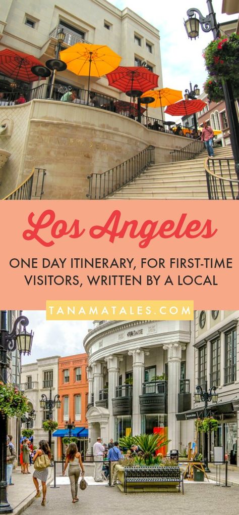 One Day in LA: Itinerary for First-Time Visitors by a Local - Tanama Tales One Day In La, Los Angeles Trip, Los Angeles Road Trip, New York Tourist, Day In Los Angeles, Los Angeles Itinerary, Los Angeles Travel Guide, Day In La, Los Angeles Travel