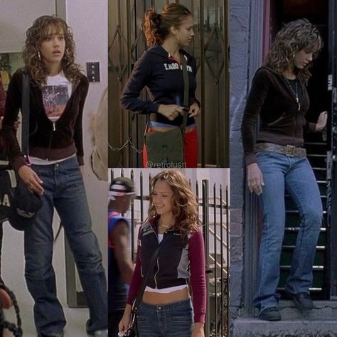 Honey’s outfits in Honey. Which outfit’s your favourite? • Honey 2003 ‧ Dance/Romance ‧ 1h 34m • #honey #movie #movies #outfit #outfits #2000s #00s #jessicaalba Do you like Honey’s wardrobe? Outfits From The Movie Honey, 2000s Shows Outfits, 2000s Music Video Outfits, Movie Honey Outfits, 2000s Megan Fox Outfits, Y2k Movies Outfits, Julie James Outfits, Honey Daniels Inspired Outfits, 2000s Rom Com Aesthetic Outfits