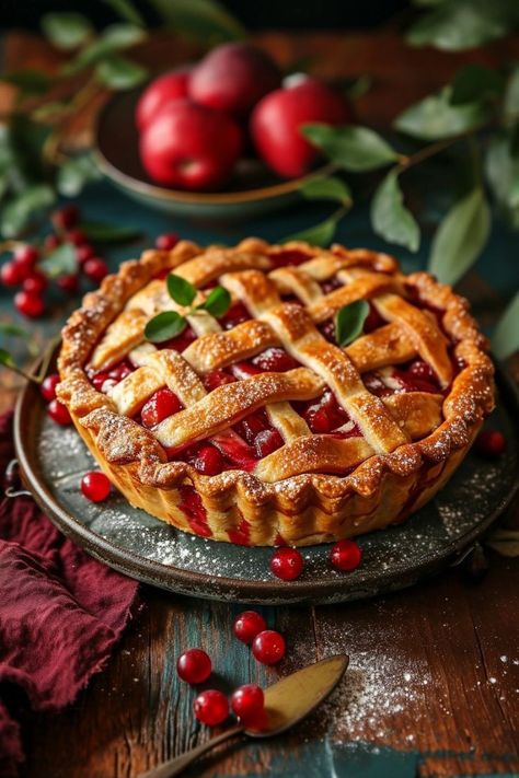 Fruit Pie Aesthetic, Autumn Pie, Candy Photoshoot, Types Of Pie, American Desserts, Homemade Apple Pies, Food O, Food Concept, Apple Pie Recipes