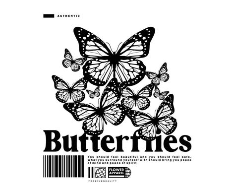 Couture, Butterfly Design T-shirt, Butterfly Graphic Design Poster, Butterfly Clothing Design, Graphic Tees Vintage Aesthetic, Graphic Butterfly Design, Vintage Graphic T-shirt Design, Aesthetic Tshirt Print Designs, Illustration Tshirt Design