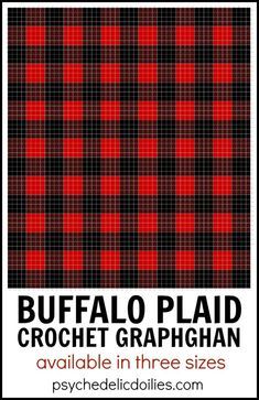 Buffalo Plaid Graphghan Free Crochet Pattern. Available in three sizes - a perfect fall crochet project! #crochet #crochetpattern #plaidcrafts #freepattern #graphghan Buffalo Plaid Crochet, Crochet Buffalo, Crochet Pattern Graph, Fall Crochet Projects, Buffalo Plaid Blanket, Crochet C2c Pattern, Crochet Mittens Pattern, Plaid Crochet, Fall Crochet