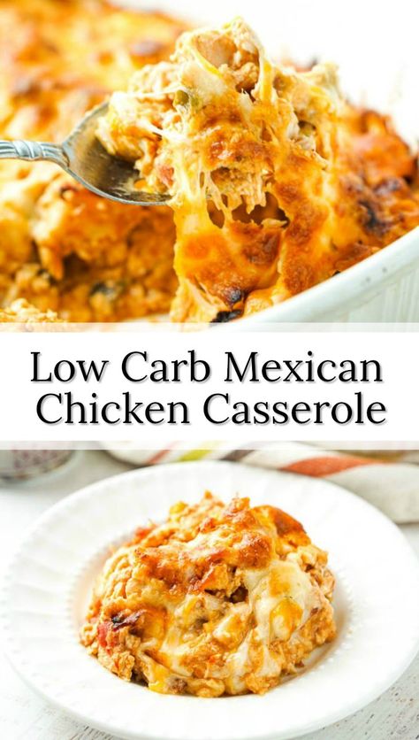 Keto Chicken Recipes Ketogenic Diet, Keto Chicken Mexican Casserole, Casserole Recipes For Dinner Low Carb, Low Carb Main Dishes For Dinner, Keri Chicken Recipes, Keto Tex Mex Casserole, Keto Chicken Mexican Recipes, Keto Friendly Casserole Recipes, Keto Jalapeno Chicken Casserole