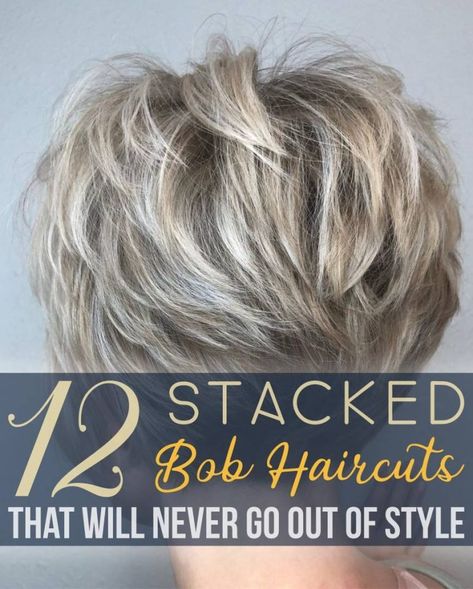 Short Bob Hair Styles For Women Over 50, Stacked Hairstyles For Fine Hair, Short Bobbed Hair, Short In The Back Longer In Front Hair, Short Back Bobs, Wedge Bob Haircut Medium, Short Bob Haircuts Back View, Medium Wedge Haircut, Back View Short Haircuts