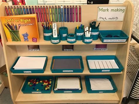 Modèles De Graphisme En Pointillé | Preschool Writing Mark Making Area Eyfs, Classroom Writing Area, Writing Center Preschool, Year 1 Classroom, Reception Classroom, Writing Corner, Eyfs Classroom, Early Years Classroom, Writing Station