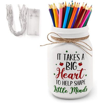 Classroom Table, Gifts For Teacher, Classroom Tables, Jar Packaging, Best Teacher Gifts, Teacher School, Thank You Teacher Gifts, Classroom Gifts, Classroom Supplies