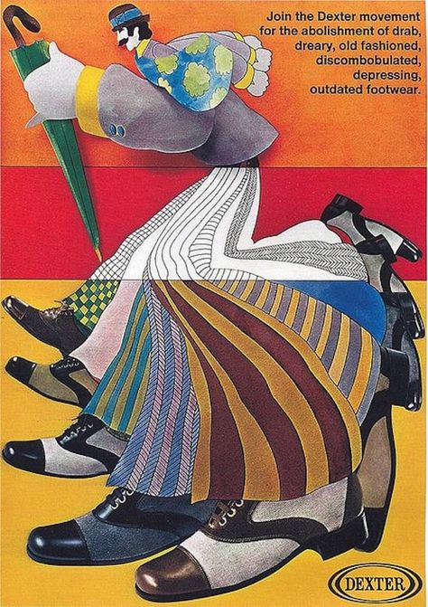 Retro Shoe Ads John Alcorn, Vintage Designer Fashion, Shoes Ads, Cartoon Pictures, Retro Advertising, Poster Ads, Old Ads, Vintage Advertising, Fashion Illustrations