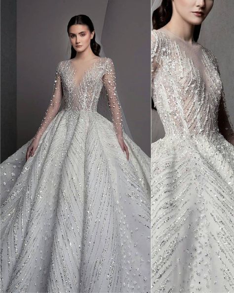 All about brads.DM us for price and details of this replica. #embroidereddresses #handembroidereddress #custommadedresses👗 #weddinggowns… Ziad Nakad Bridal, Grace Kelly Wedding Dress, Grace Kelly Wedding, Ziad Nakad, Dress Celebrity, Wedding Dress Sketches, Dress Sketches, Gowns Of Elegance, Princess Wedding