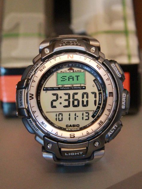 protrek casio tit Casio Protrek Men, Horology Design, Casio Protrek, Swiss Luxury Watches, Altimeter, Expensive Watches, G Shock Watches, Work Trousers, Military Watches