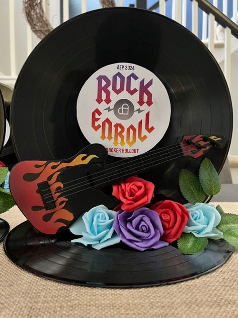 https://pin.it/YCKPancAU Vynil Record Centerpiece, Vinyl Record Table Centerpiece, Born To Rock Centerpieces, Rock And Roll Table Decor, Vinyl Record Centerpiece, Rock And Roll Party Decorations Table Centerpieces, Rock N Roll Centerpiece Ideas, Rock And Roll Centerpiece Ideas, Vinyl Record Centerpiece Ideas