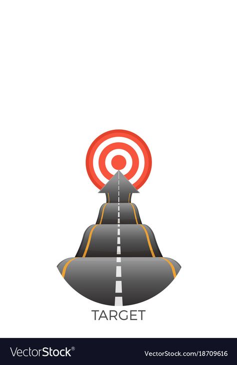 Success Illustration Art, The End Illustration, Goal Background, Target Illustration, Success Illustration, Road Illustration, White Totoro, Target Logo, Red Target