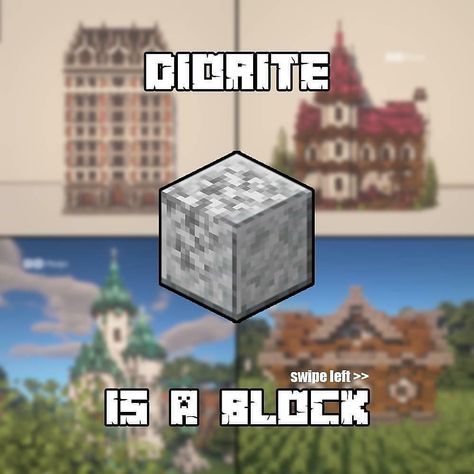 Minecraft Tutorials & Builds on Instagram: “Diorite is a block..... 👉 Follow @minecraftible for inspirational minecraft builds! ━━━━━━━━━━━━━━━━━━ Credit: @phelps_builds…” Minecraft Tutorials, Minecraft Tutorial, Minecraft Builds, Minecraft, Building, On Instagram, Instagram