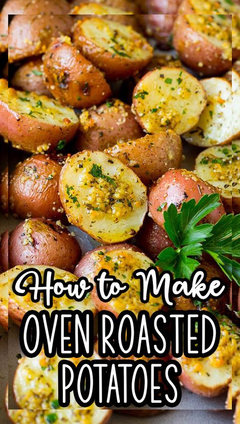 Oven Potato Recipes, Golden Potato Recipes, Gold Potato Recipes, Baby Potato Recipes, Red Potato Recipes, Meatloaf Dinner, Oven Roasted Potatoes, Roasted Potato Recipes, Baked Potato Recipes