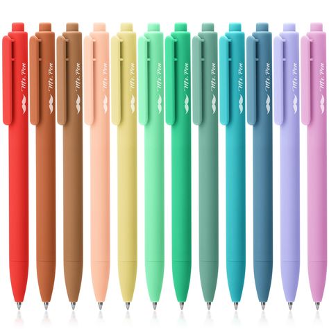 Good Pens, Pens Aesthetic, Aesthetic Pens, Colorful Pens, Pens Cute, Detailed Artwork, Gel Ink Pens, Cute Pens, Ink Pens