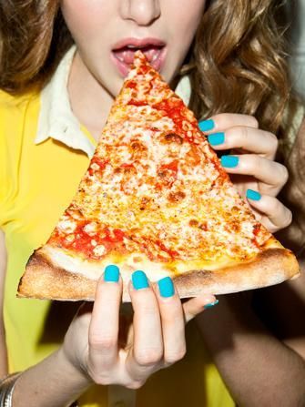 (Photographed by Ben Ritter) Pizza Sayings, Person Eating, Playbuzz Quizzes, Fun Personality Quizzes, New York Pizza, Quiz Me, Love Pizza, Buzzfeed Quizzes, Fun Quizzes