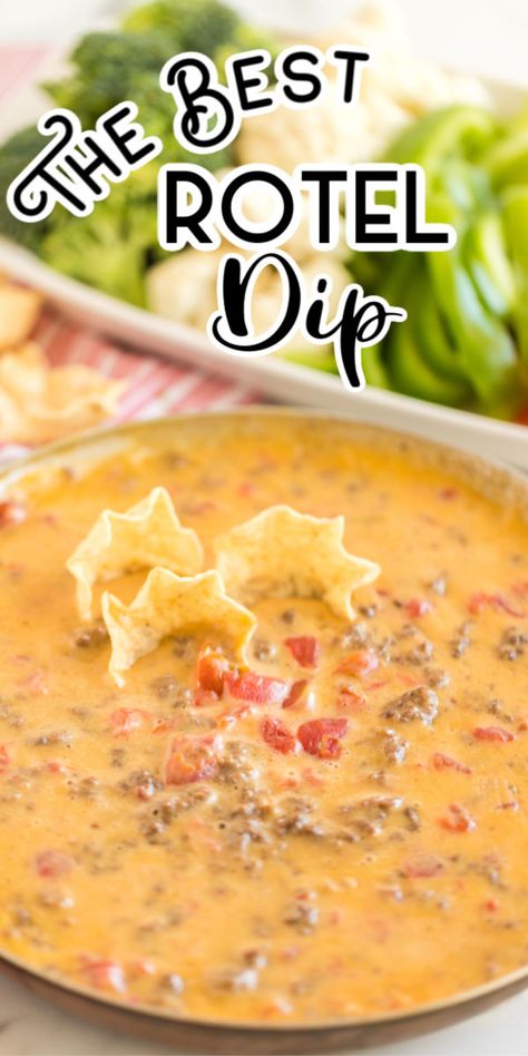 Rotel Cheese Dip, Superbowl Food Appetizers, Super Bowl Essen, Super Easy Appetizers, Appetizers Easy Dips, Superbowl Food, Rotel Dip, Recipe Appetizers, Dip Recipes Appetizers