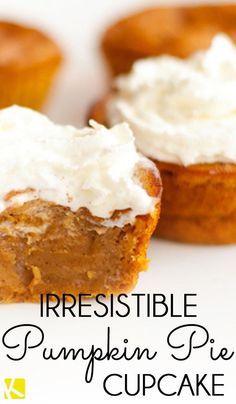 Impossible Pumpkin Pie Cupcakes, Pumpkin Pie Cupcakes Recipe, Impossible Pumpkin Pie, Pumpkin Pie Cupcakes, Pie Cupcakes, Pie Pops, Easy Pumpkin Pie, Pumpkin Desserts, Paleo Pumpkin