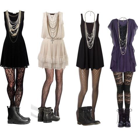 Effy Inspired - Dresses with tights by effyclothes on Polyvore featuring Miss Selfridge, Antik Batik, Oasis, Vero Moda, Hue, Wolford, Gipsy, AllSaints, H&M and Yves Saint Laurent Fashion Rock Style, Skins Outfit Inspiration, Effy Outfit Ideas, Effy Inspired Outfits, Effie Stonem Outfits, Effy Stonem Outfit Inspired, Effy Stonem Clothes, Effy Stonem Outfit Ideas, Effy Skins Outfits