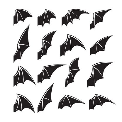 Wing Bird Angel - Free vector graphic on Pixabay Bat Wings Art Reference, Bat Wing Sketch, Bat Wings Illustration, Bat Wing Outline, Bat Wing Drawing Reference, Bat Wings Outline, Bat Wing Anatomy, Bat Wings Drawing Reference, Realistic Bat Drawing