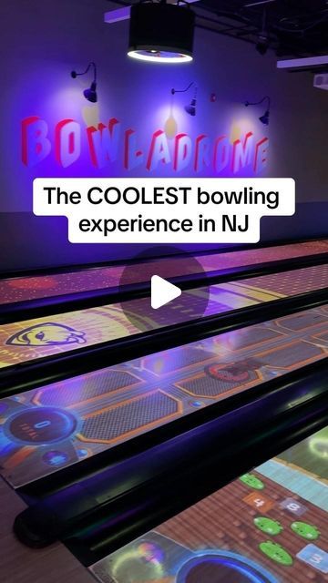 Humdingers on Instagram: "The coolest bowling experience in New Jersey!🤩🎳  📍Humdingers, 64 E Midland Ave, Paramus, NJ  🎳Experience the excitement of Spark interactive bowling at no additional cost! Spark gives bowlers the opportunity to enjoy interactive games, vibrant graphics, and some friendly competition!  📌Humdingers has a boutqiue bowling alley that features 12 lanes each equipped with Spark.  📌The perfect activity for families and friend groups as there is a flat rate per hour per lane (up to 6 bowlers per lane).  📌Best deal in town for families or groups of 4-6 to bowl. (Our bowling alley can accommodate over 70 bowlers at once)🤩  📌In addition to offering a unique bowling experience, Humdingers offers tons of arcade games, VR games, batting cages, a laser maze, delicious f Indoor Activities For Adults, Laser Maze, Paramus Nj, Game Place, Friend Groups, Batting Cages, Interactive Games, Bowling Alley, Activities For Adults