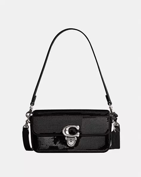 Shoulder Bag All Women's | COACH® Studio Bag, Leather Duffle, Coach Outlet, Coach Crossbody, Baguette Bag, Coach Leather, Black Cross Body Bag, Coach Purses, Leather Crossbody Bag