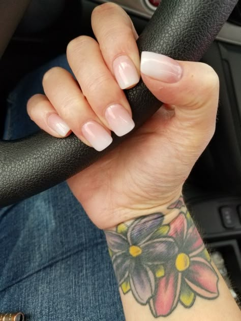 French Ombre Nails French Blend Nails, Ombre Nails Natural Short, French Umbra Nails, French Dip Ombre Nails Short, Gel Nails Ombre French, French Ombre Toenails, French Nails Dipping Powder, Faded French Tip Nails, Ombré Short Nails