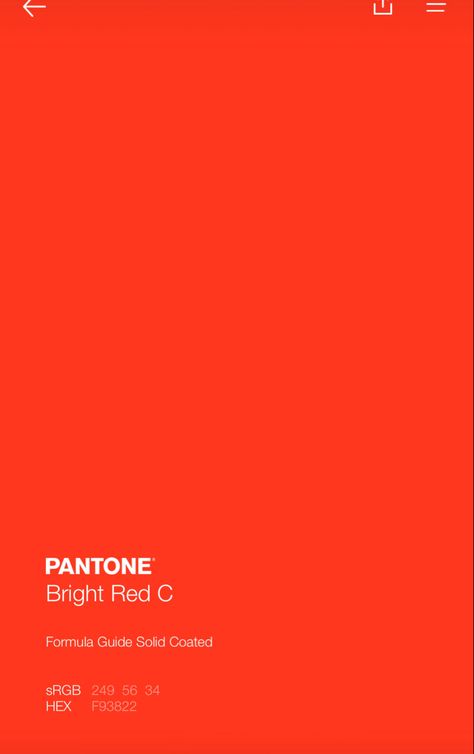 Pantone Red Orange, Red Branding Color Palette, Red Orange Color Palette, Restaurant Branding Identity, Pantone Orange, Pantone Red, Yellow Pantone, Pantone Color Chart, Behr Paint Colors