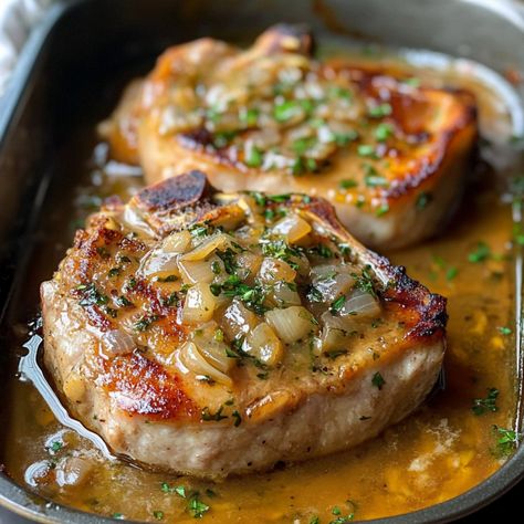 Smothered Baked Pork Chops, Pork Chops Smothered, Stovetop Recipes, Braised Pork Chops, Loin Recipes, Baked Pork Chops Oven, Tender Pork Chops, Healthy Pork, Pork Chop Recipes Baked