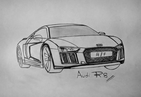 Ride in Style: Unveiling the Latest Cars Audi Car Drawing, Audi R8 Drawing, Audi Drawing, Audi Tattoo, Audi Art, Spider Web Craft, Car Drawing Easy, Rolls Royce Car, Most Luxurious Car