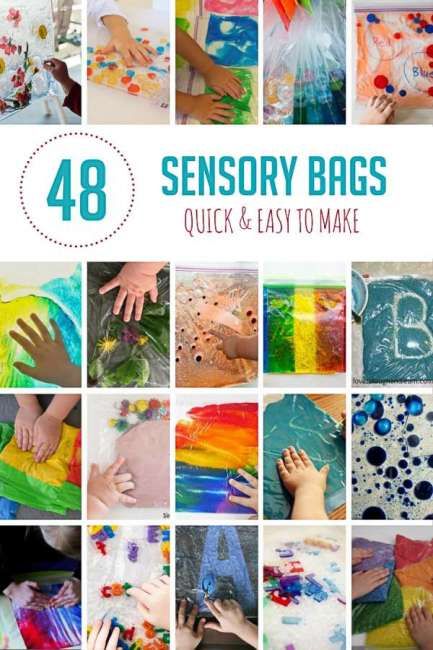 Working on sensory activities is so important for toddlers! Here is a fantastic list of 48 sensory bags that are quick and easy! Bags To Make, Sensory Bag, Sensory Bags, Baby Sensory Play, Toddler Sensory, Sensory Bottles, Kids Sensory, Baby Sensory, Learning Colors